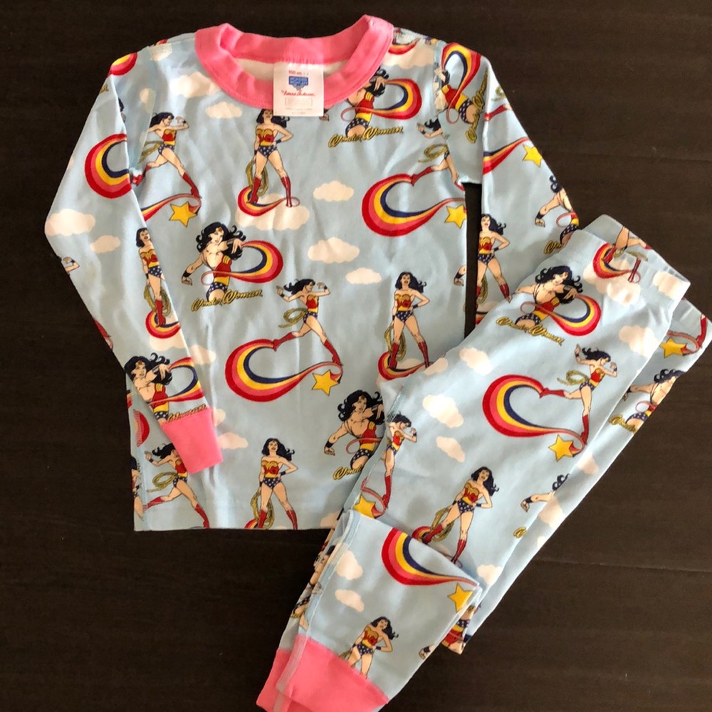 Hanna Andersson Wonder Woman pajamas
